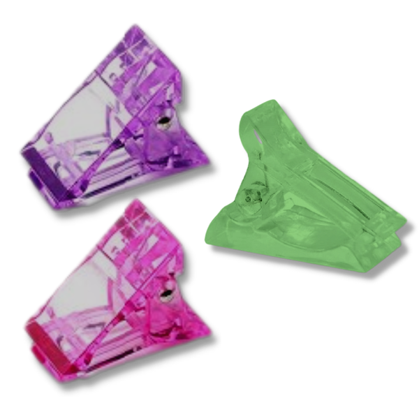 Polygel Nails Quick Building Mold Clips - 10 Piece Multi-Colour