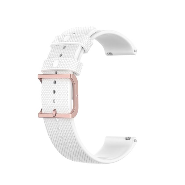 20mm Silicone Strap with Rose Gold Buckle for Samsung Galaxy Watch Active2