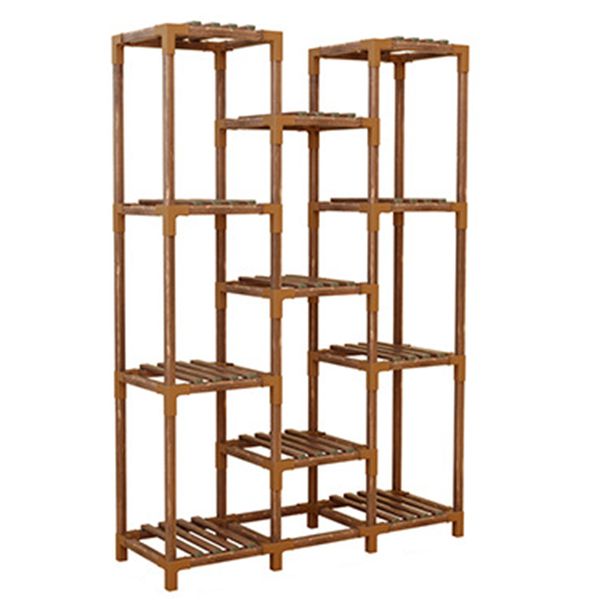 Garden Home Decor Bamboo Pot Plant Display Stand Pro (25x82x115cm)