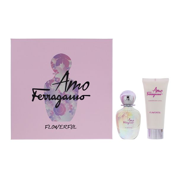 Salvatore Ferragamo Amo Flowerful 2 Piece Gift Set (Parallel Import)