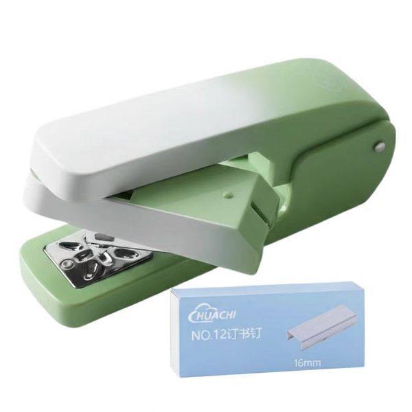 Rotatable Spring Stapler Desktop One-Press Stapler 20 Sheet Capacity