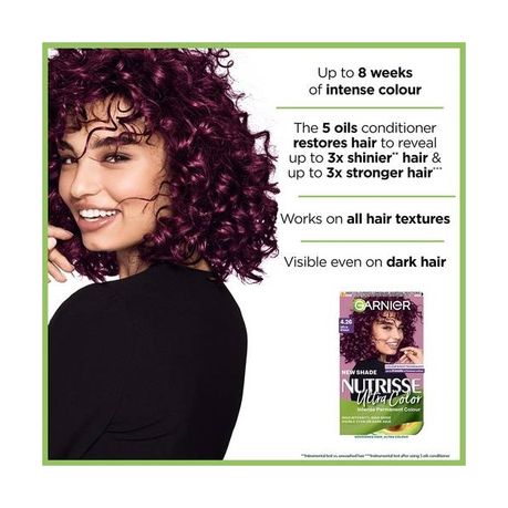 Garnier Nutrisse Ultra Color Permanent Hair Dye  Ultra Violet | Buy  Online in South Africa 