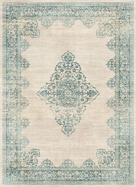 Rugs Original Jarvis Vintage Intricate Design Dark Teal