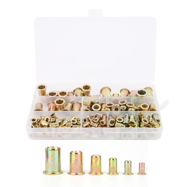 160 Pieces M3-M10 SS Rivet Nuts (Hardware)