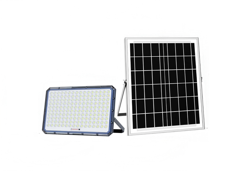 Solar Powered Flood Light with Panel &amp; Remote - 5000w
