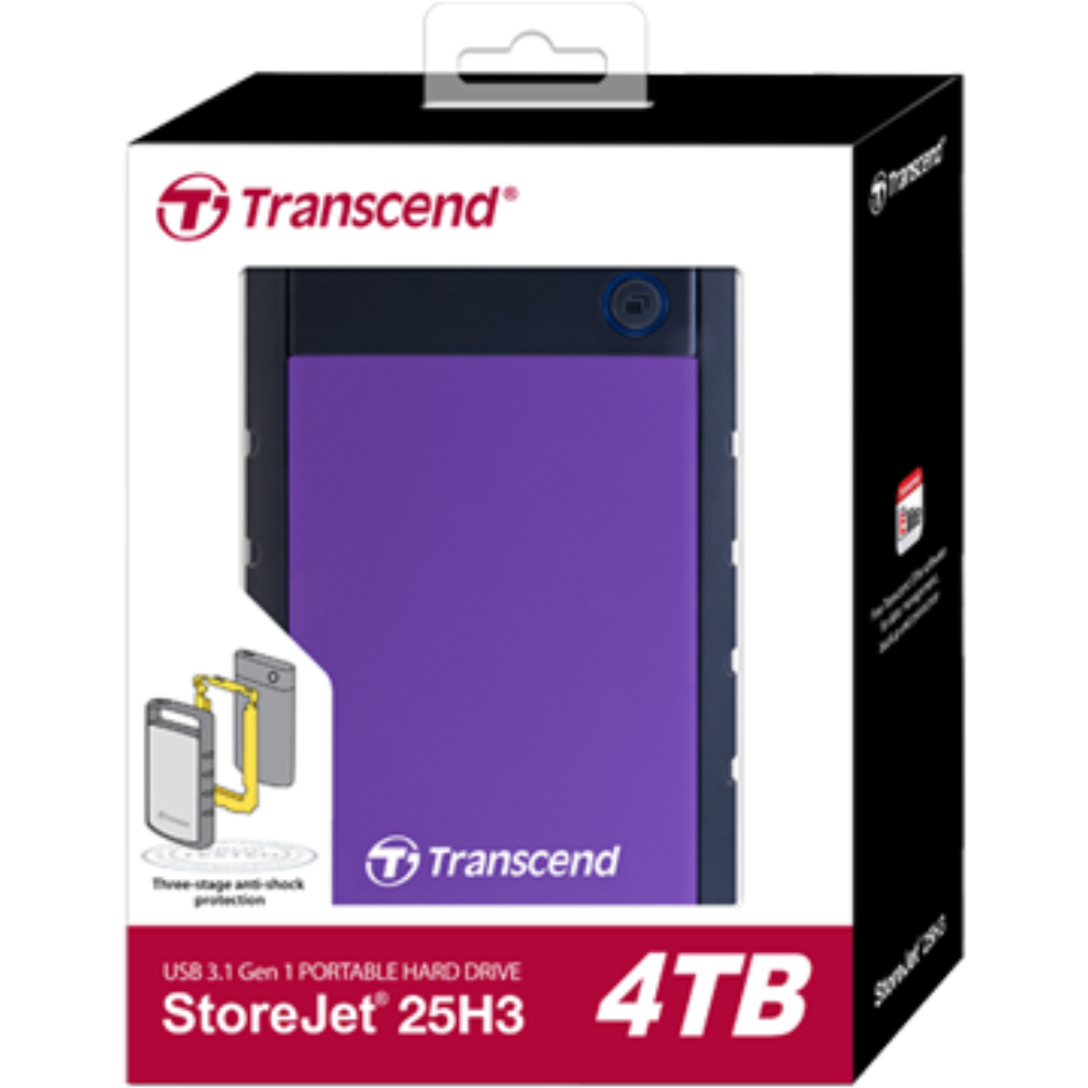 Transcend 4TB Rugged USB 3.0 2.5