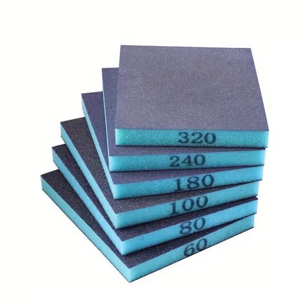 6pcs Sanding Block Sanding Sponges 60/80/100/120/240/320 Grit Set