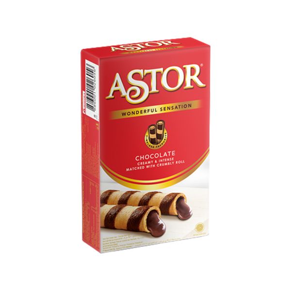 Astor Chocolate Wafer Sticks 40gr 12's