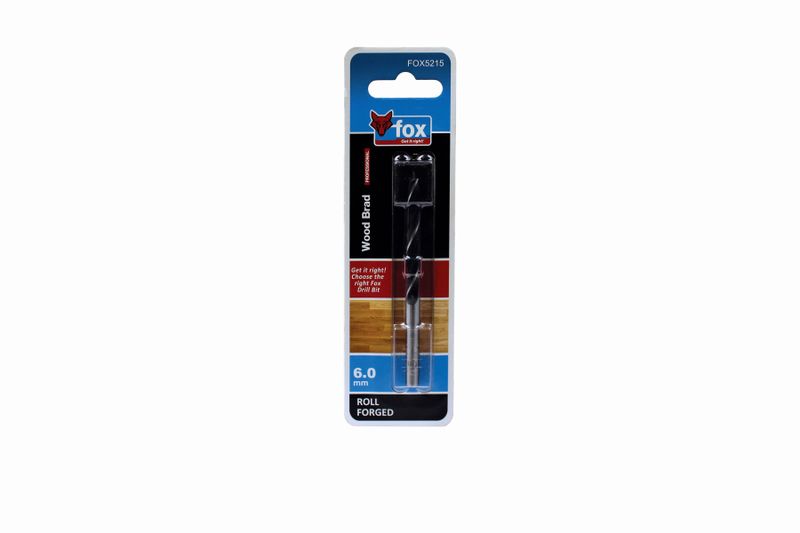 FOX Spiral Wood Drill Bit 6.0mm