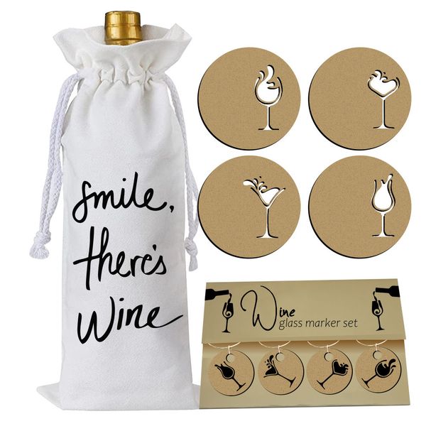 Pappa Joe – Wine Bag Gift Set - Smile There's Wine