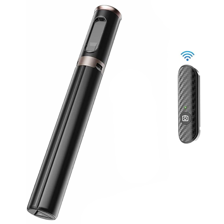 1m Selfie Stick Tripod, All-in-one Extendable Aluminum Phone Tripod Stand Image