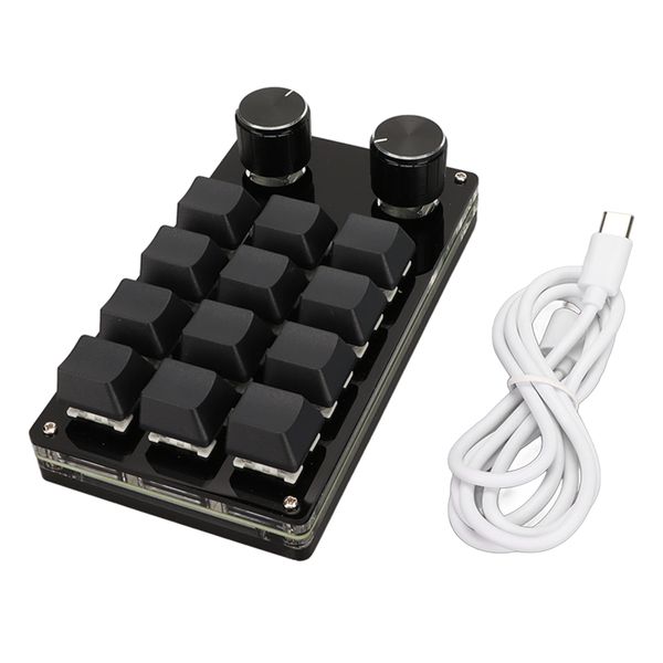 Programmable Keypad Gaming 12 Key RGB Blue Switch