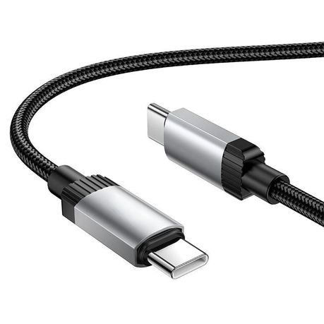 USB-C C To C Cable 60W Fast Charging & Data Transfer 1M Nylon Braided Image