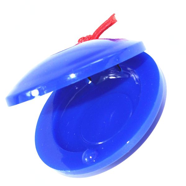 Rhythm Castanet Toy Compatible with Kids Dark Blue