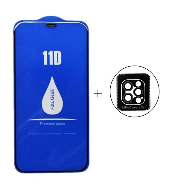 11D Full Curved Tempered Glass and Camera Lens Protector for Mi 10T Pro