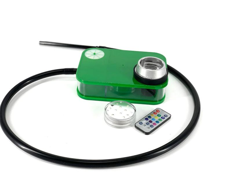 Hot Box Hookah Pipe - Green
