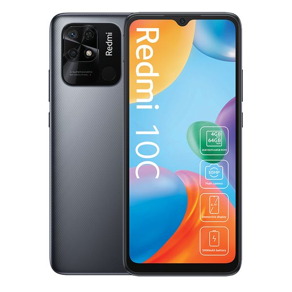 Xiaomi Redmi 10C 64GB Dual Sim - Graphite Grey