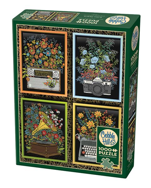 Cobble Hill Floral Objects 1000 Piece Puzzle