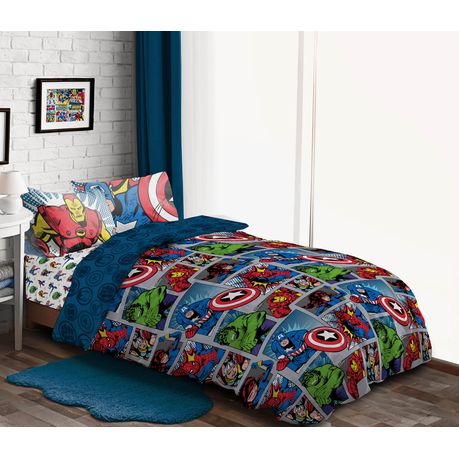 Twin avengers bed set hotsell