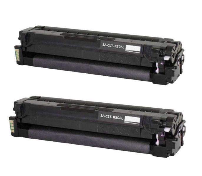 Compatible Samsung 506 / CLT-506L Black Twin Set