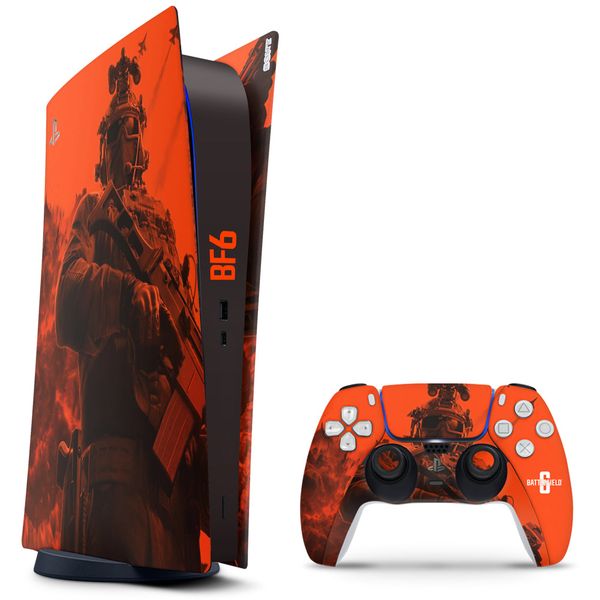 Decal Skin Compatible with PS5 Digital (No Disc): Battlefield 6 Engineer (Decal Only)
