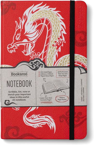 Bookaroo A5 Journal Warrior Dragon