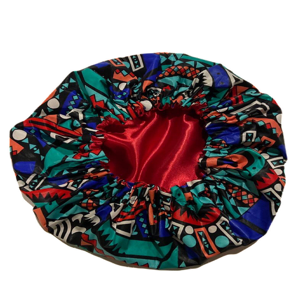 Ankara Satin Lined Hair Bonnet 23