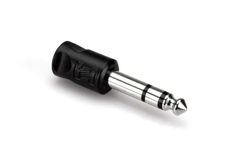 Hosa Adaptor - 3.5 mm TRS to 1/4 in TRS