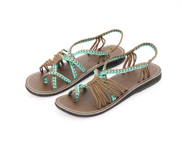 MArmoris - Women Turquoise Gray Sandal