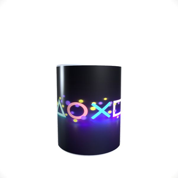 Playstation Neon Logo - Aesthetic - Coffee Mug