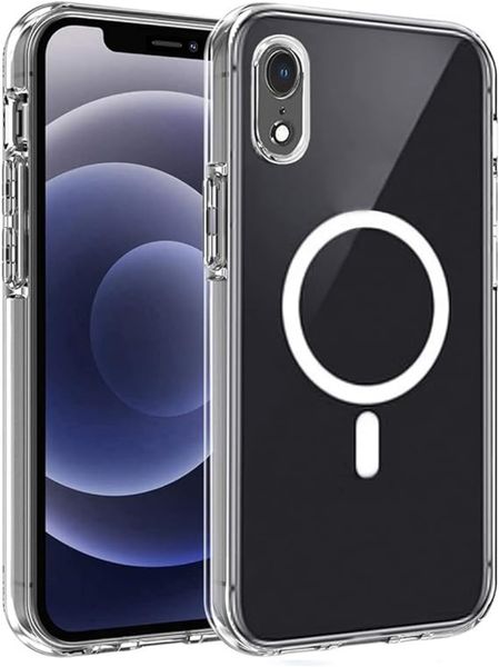Shockproof transparent Magnetic Clear MagSafe Cover Case for iPhone XR