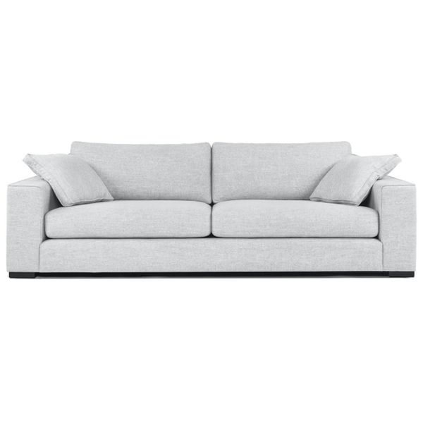 Joanna 2 Seater Contemporary Linen Couch