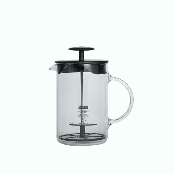 Bodum - Latteo Milk Frother 250ml - Glass/Black