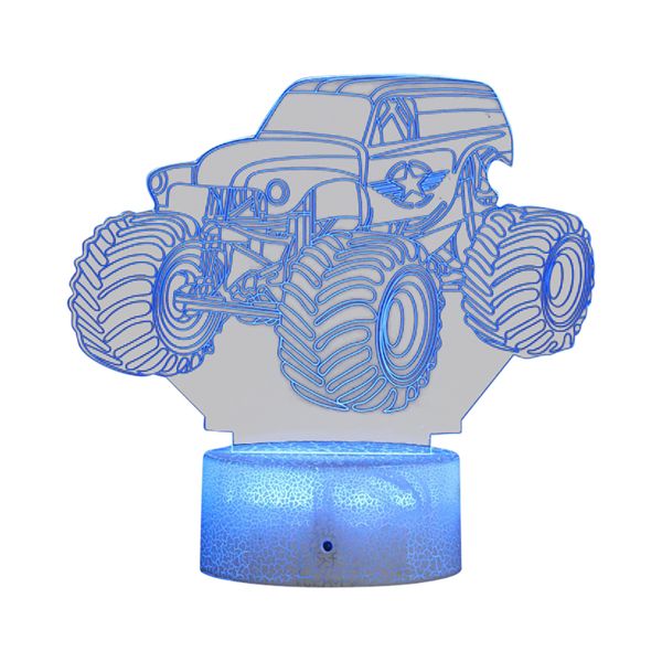LED Decorative Night Light Monster Truck Image