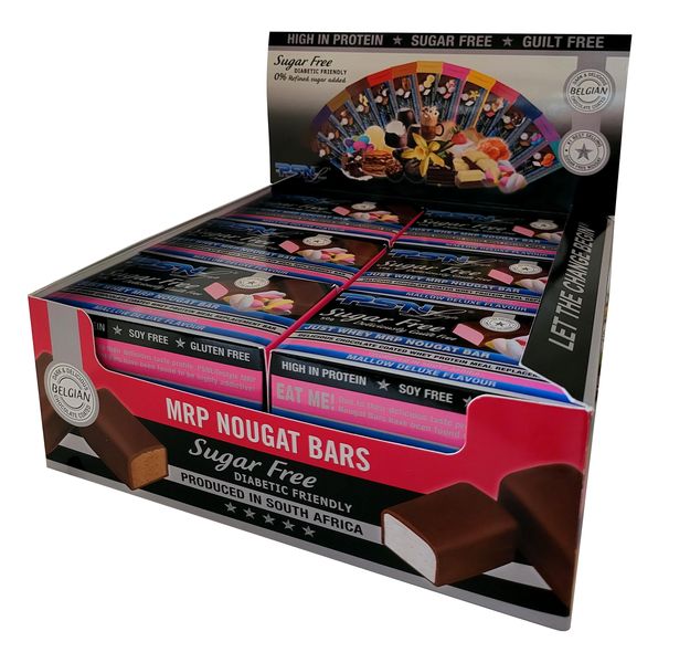 PSNLifestyle Sugar Free MRP Nougat Bars - Mallow Deluxe - 12EA