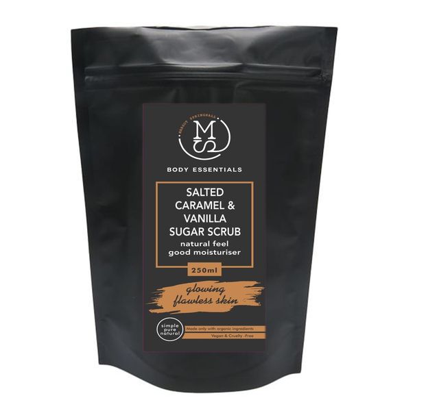 MS Body Essentials Salted Caramel &amp; Vanilla Sugar Scrub - 250ml