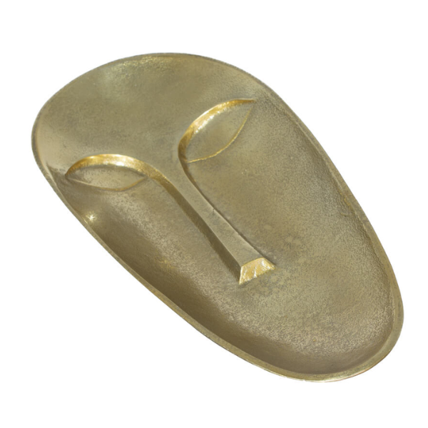 Gold Mask Serving Platter - 48 x 23cm