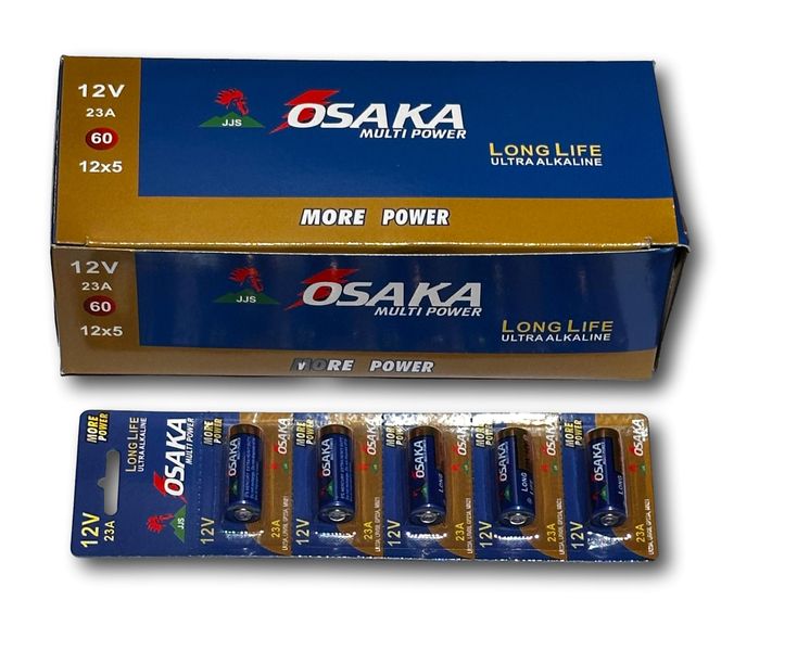 Remote Battery 12v 23A ( Pack of 60 )