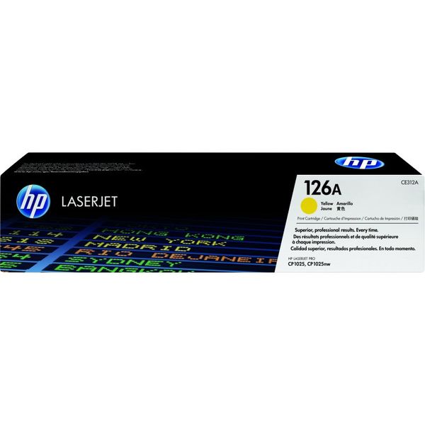 HP 126A Original Yellow Toner Cartridge