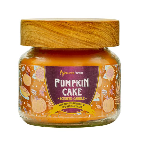 Nature's Forest - Pumpkin Cake Candle - 2 Wicks