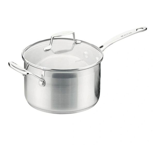 Scanpan - 3.5L Stainless Steel Saucepan with Glass Lid, 20cm