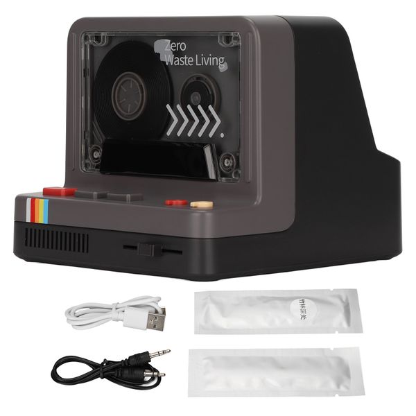 Bluetooth Cassette Player Portable Stereo Tape Retro Speaker Black
