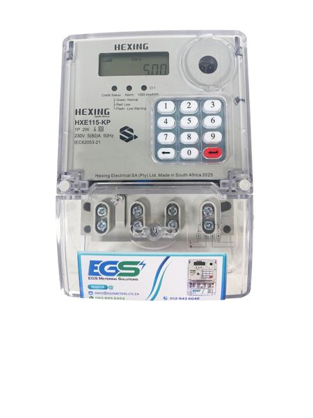 Hexing - Single Phase Prepaid Meter - 80A