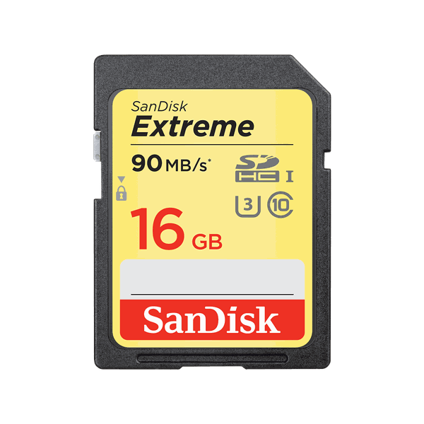 SanDisk Extreme 16GB SDHC Class 10 Memory Card