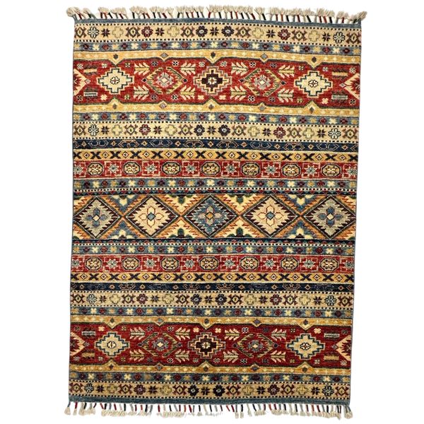RUGS OF PERSIA Hand Made Afghan Chobi Shawl Design 184 x 120cm Rug