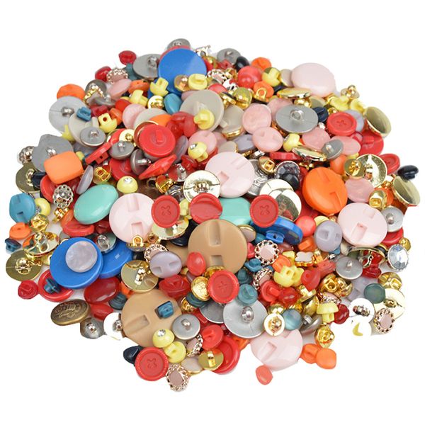 Craft Multi Use Scrapbooking Clothing Embellishment Buttons Set Of 1800