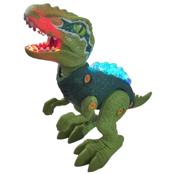DIY Dinosaurs - Walks, Makes Sounds, Lights up, Smoke comes out of Mouth.