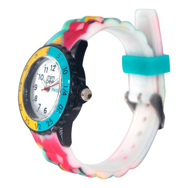 Mimbee Paint Spatter Time Teach Watch - Easy To Learn The Time Face