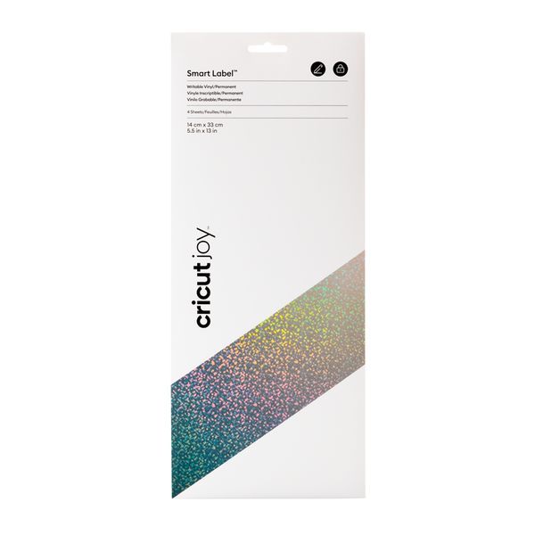 Cricut Joy Smart Label Writable Vinyl Permanent; Silver Holo