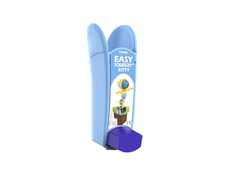 Easy Squeezy Kitty Asthma Inhaler Dispenser